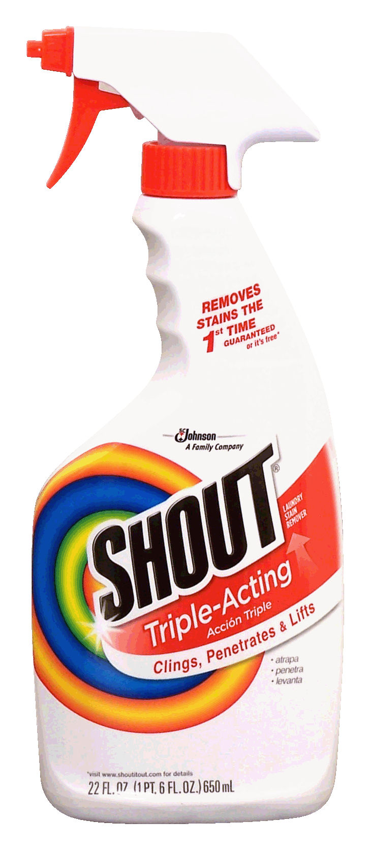 Shout  triple acting liquid laundry stain remover Full-Size Picture